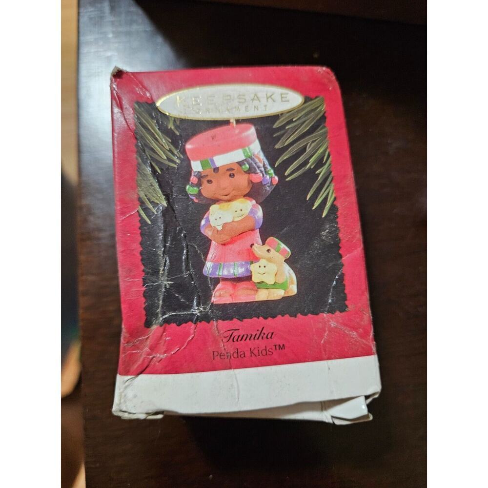 Vintage Hallmark TAMIKA-PENDA KIDS Christmas Ornament: African American KINDNESS